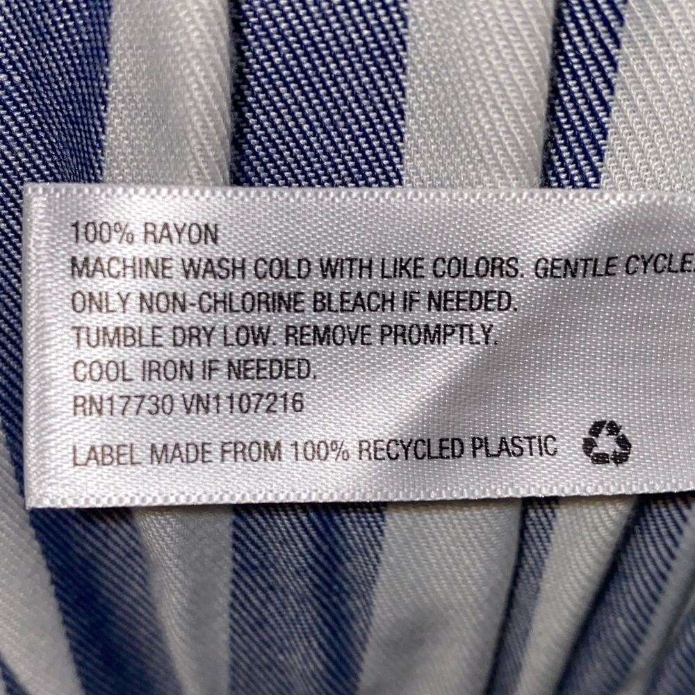 Isabel Maternity Blue/White Off-the-Shoulder Boho Maxi Dress, Size Small - Picture 6 of 6